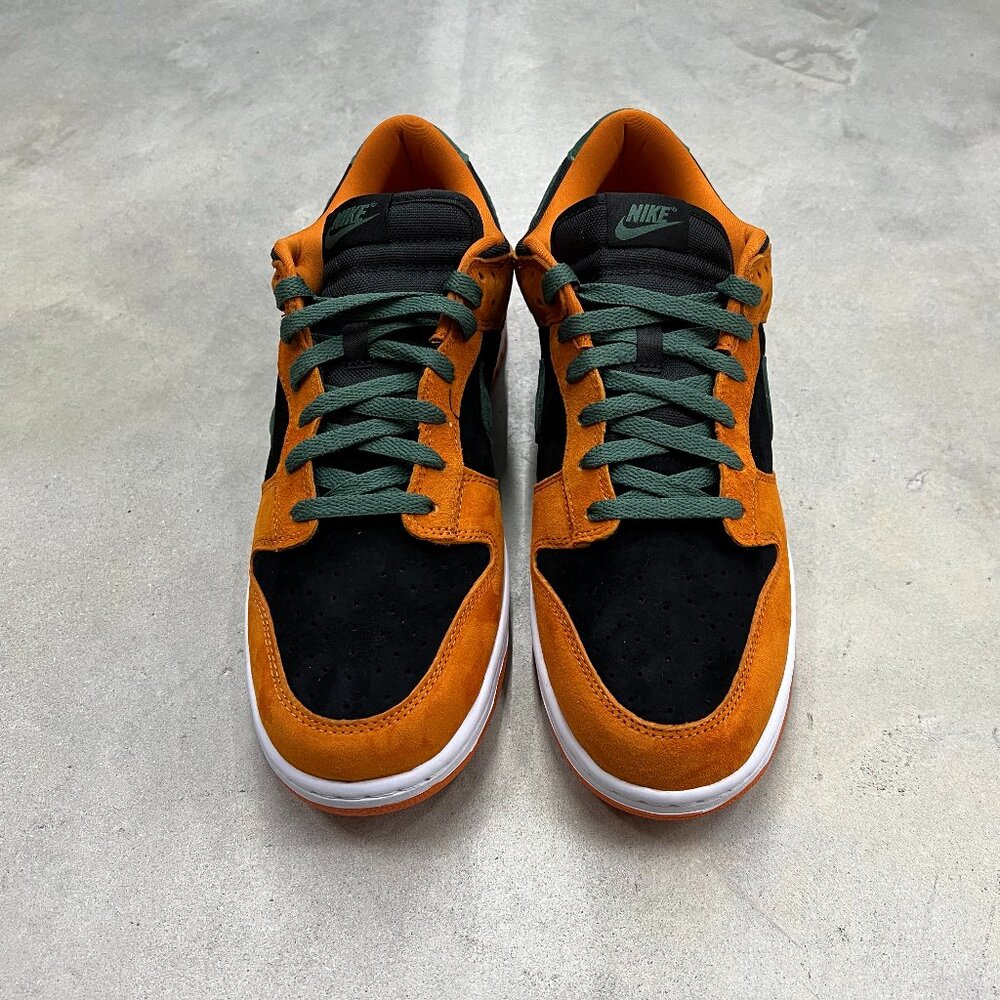 Nike Men's Size 11 Dunk Low Ceramic Orange Black DA1469 001 - New - Picture 4 of 7